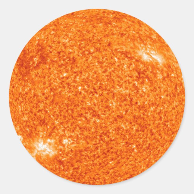 Sticker Rond Le soleil bouillant (Devant)