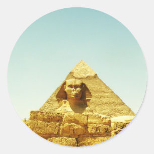 Sticker Rond Le sphinx