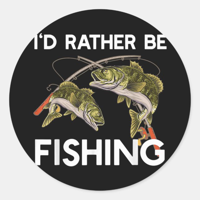 Sticker Rond Le thé empoisonne Fisherman (Devant)