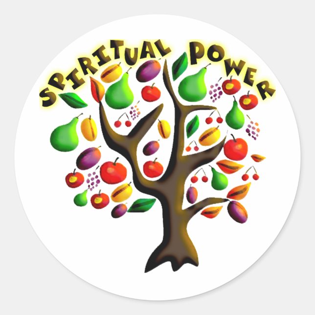 Sticker Rond Le TU Bishvat (Devant)