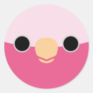Sticker Rond Le visage d'une Galah