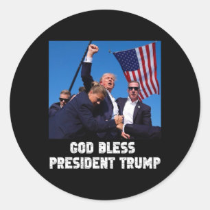 Sticker Rond Le vote du président Trump Trump 2024
