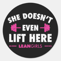 Lean Girls Elle ne lève même pas ici