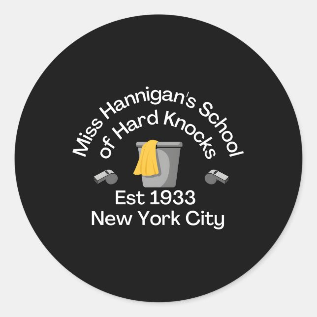 Sticker Rond L'École D'Annie Miss Hannigan (Devant)