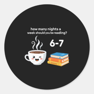 Sticker Rond Lecture 67 Mème Professeur d'anglais Drôle 6 7