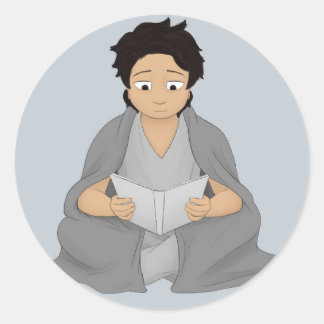 Sticker Rond Lecture : La seule fuite