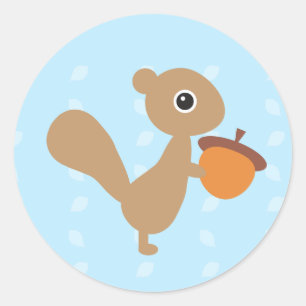 Sticker Rond L'écureuil !