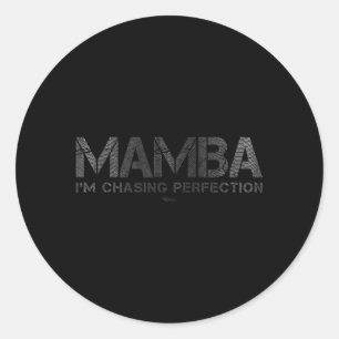 Sticker Rond Légende du terrain de baseball à la poursuite de l