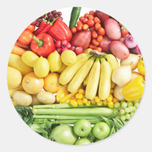 Sticker Rond Légume