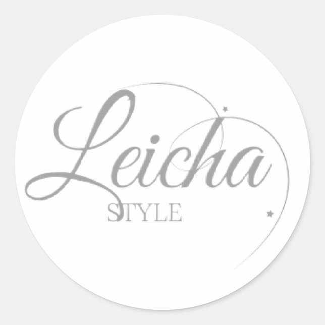 STICKER ROND LEICHA STYLE (Devant)