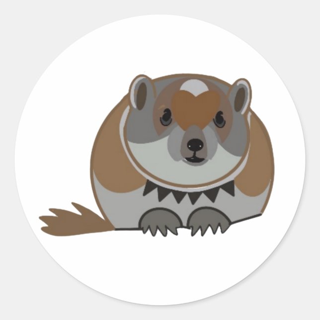 Sticker Rond Lemming Lemming Lemming Lemming (Devant)