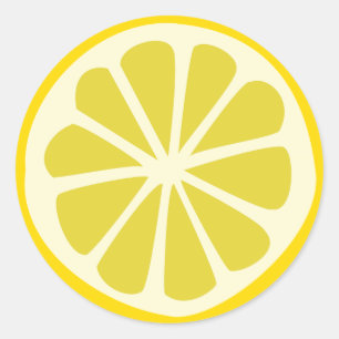 Sticker Rond Lemon Squeezy