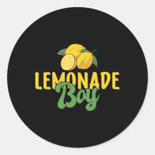 Sticker Rond Lemonade