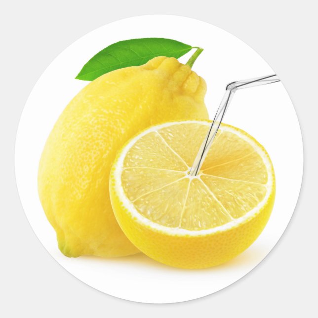 Sticker Rond Lemonade (Devant)