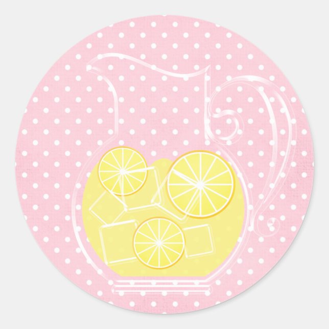 Sticker Rond Lemonade (Devant)