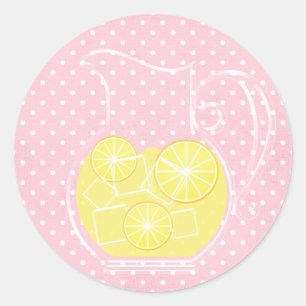 Sticker Rond Lemonade