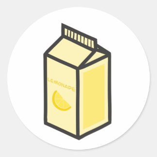 Sticker Rond Lemonade