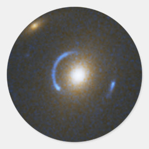 Sticker Rond Lentilles gravitationnelles Einstein Ring