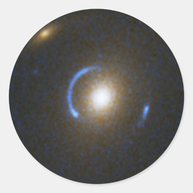 Sticker Rond Lentilles gravitationnelles Einstein Ring (Devant)
