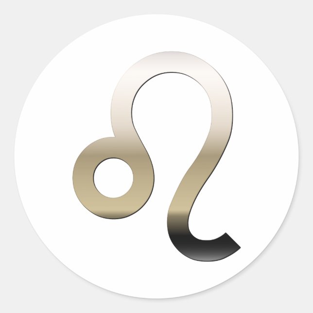 Sticker Rond Leo (Devant)