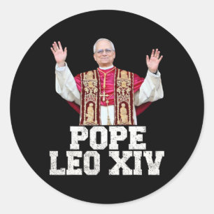 Sticker Rond Léon Xiv 1