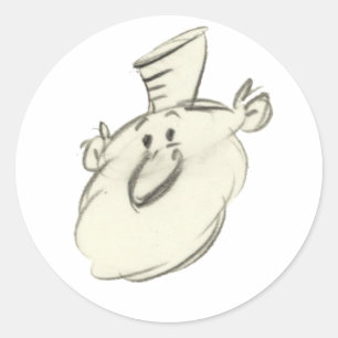 Sticker Rond Leonardo