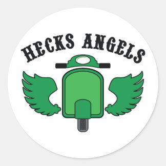 Sticker Rond Les anges de Heck