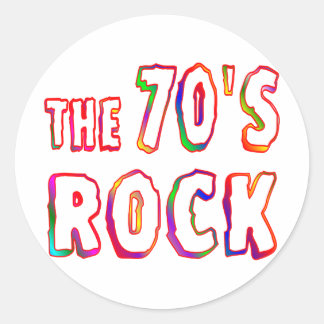 Sticker Rond les années 70