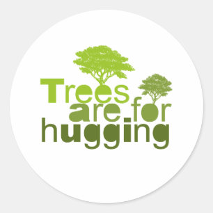 Sticker Rond Les arbres sont pour étreindre 2