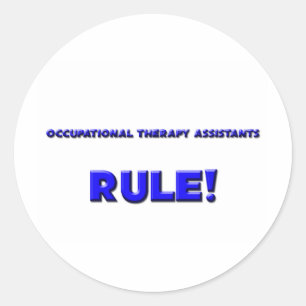 Sticker Rond Les assistants en ergothérapie !