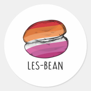 Sticker Rond Les-Bean