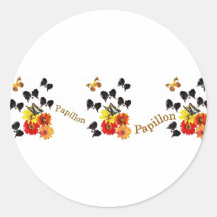 Sticker Rond Les cadeaux Papillon Lovers