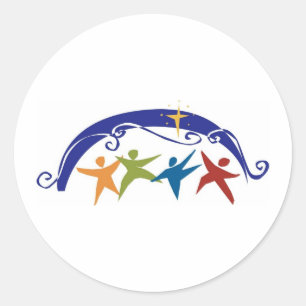 Sticker Rond Les célébrations religieuses