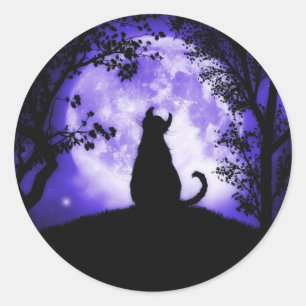 Sticker Rond Les chevaliers de lune de Rosalie