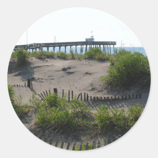 Sticker Rond Les Dunes