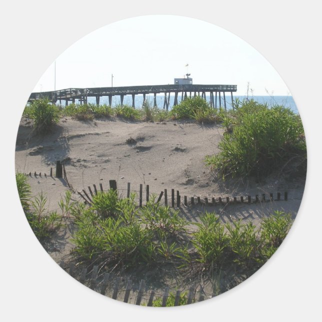 Sticker Rond Les Dunes (Devant)