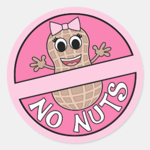 Sticker Rond Les écrous ou aucun genre Nuts n'indiquent des