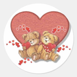 Sticker Rond Les Enfers et les baisers