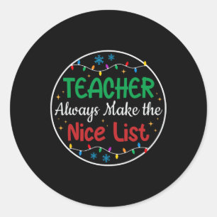 Sticker Rond Les Enseignants Font Toujours De La Liste De Nice