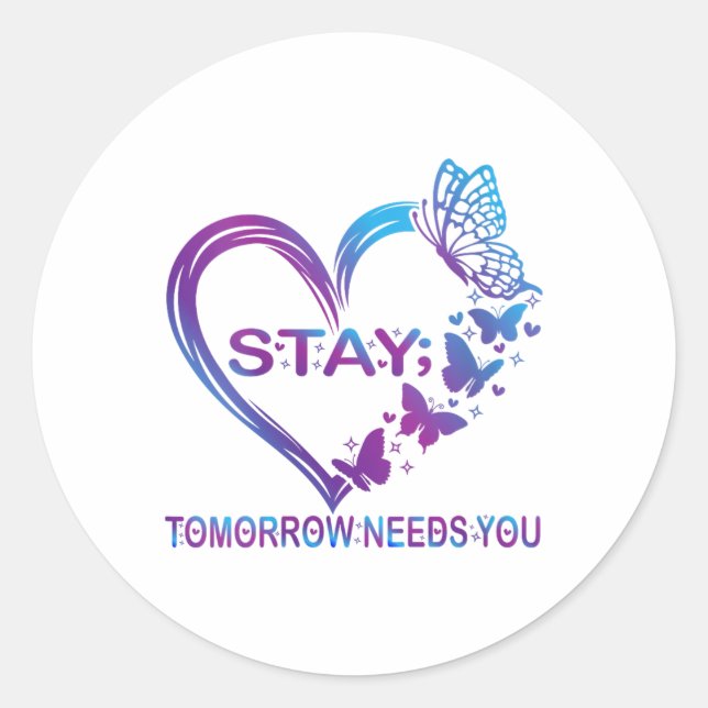 Sticker Rond Les Femmes Restent Demain Ont Besoin De Vous Préve (Devant)