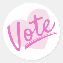 Les femmes roses votent