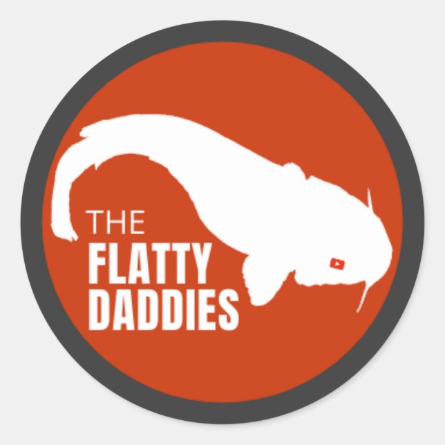 Sticker Rond Les Flatty Daddies (Devant)