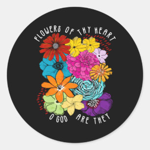 Sticker Rond Les Fleurs De Ton Godspell Théâtre Musical