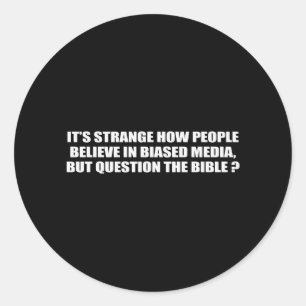 Sticker Rond Les gens croient en médias décentrés mais