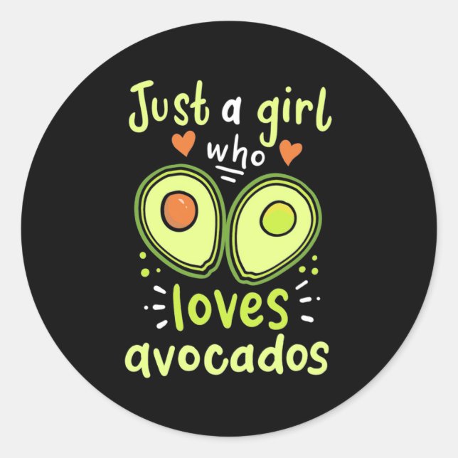 Sticker Rond Les Loups de Just Girl (Devant)