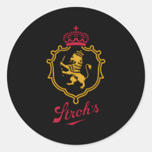 Sticker Rond Les Meilleures Choses De Stroh Sont Dur-Gagnées