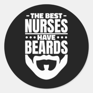 Sticker Rond Les Meilleures Infirmières Ont Des Pères Étudiante