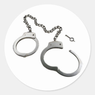 Sticker Rond Les menottes