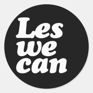 STICKER ROND LES ON PEUT