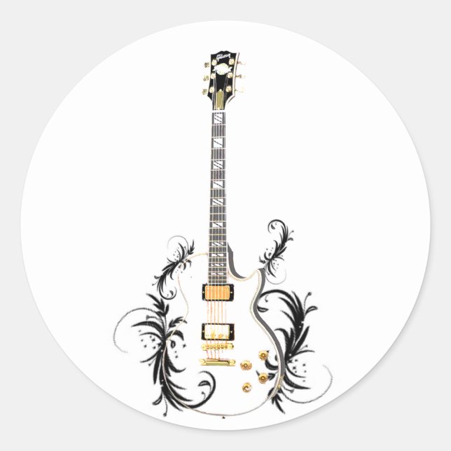 Sticker Rond les_paul (Devant)